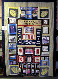Sponsors, Locals & Committee Men Quilt created and donated to the Abilene Rodeo by Beverly Willcoxon